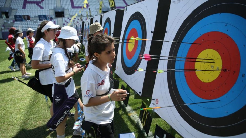 15 Yaş Altı Açık Hava Türkiye Okçuluk Şampiyonası Ordu’da sürüyor